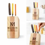 Home Wooden Knife Block Set (2)